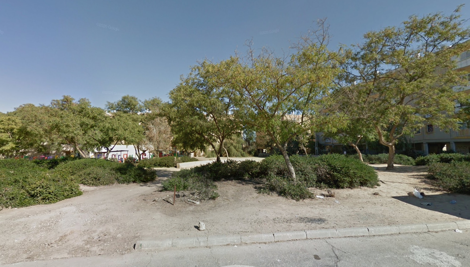 גן הגלבוע בשנת 2011 (צילום: גוגל מפות)