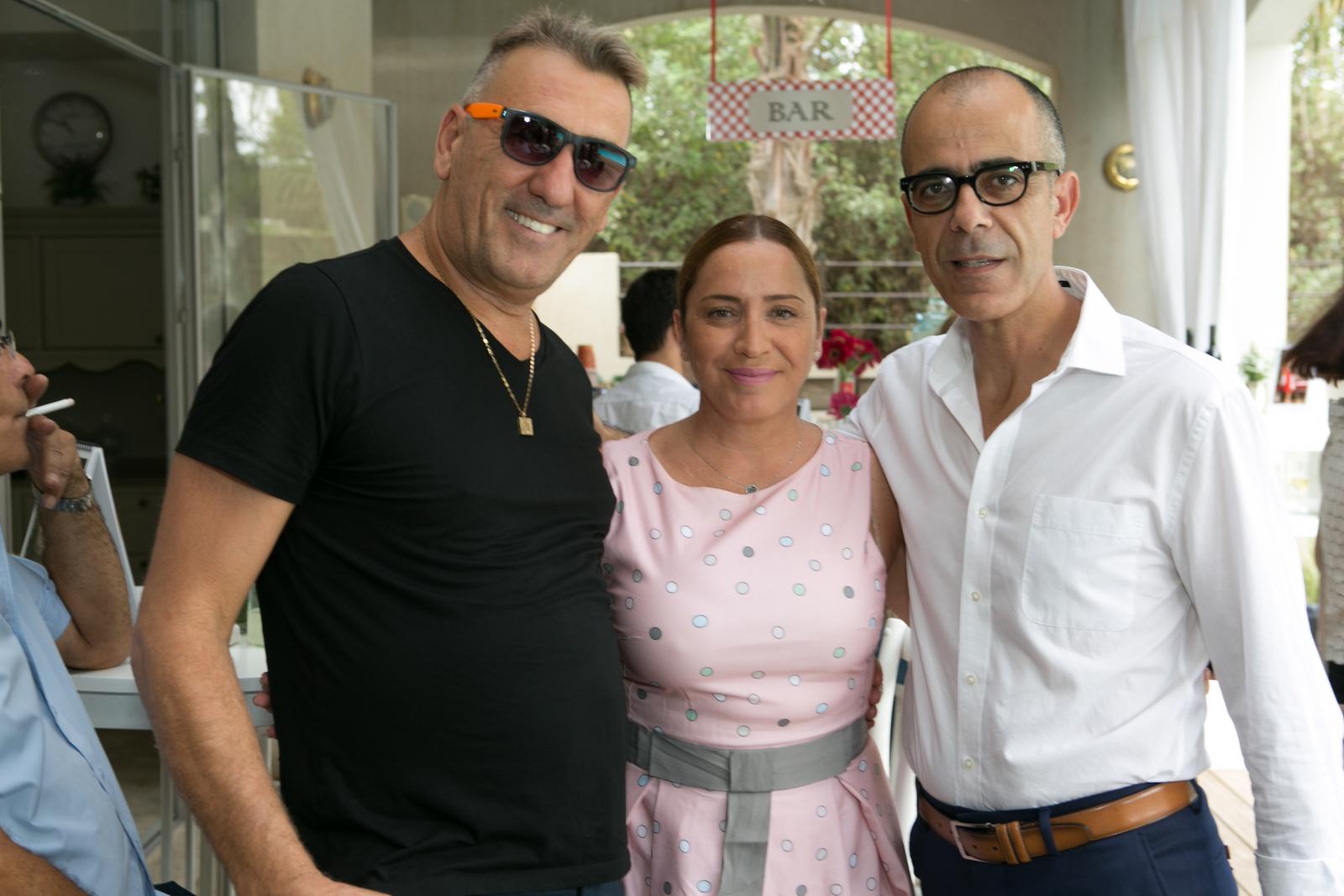 שמוליק יפרח, עליזה מנור ורפי לנקרי (צילום: דיאגו מיטלברג)