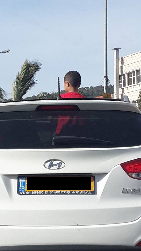 נסיעה מסוכנת ברכב (צילום: אור ירוק)