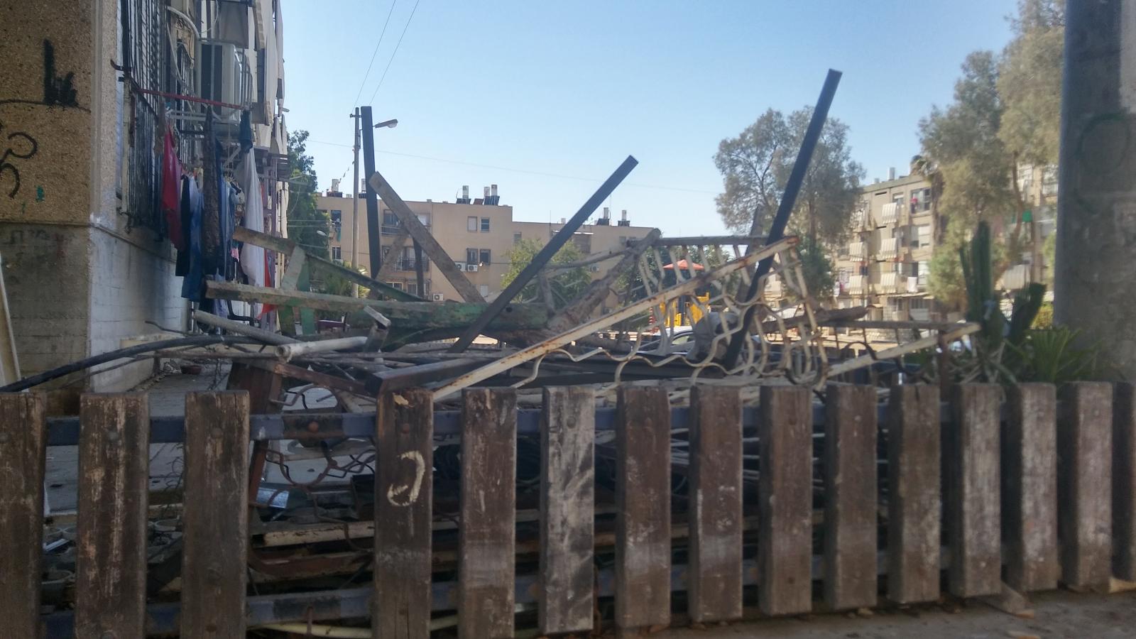 עזובה בשכונה בבאר שבע. ריבוי המשקיעים היה בעוכרי השכונות הותיקות (צילום: דני בלר)