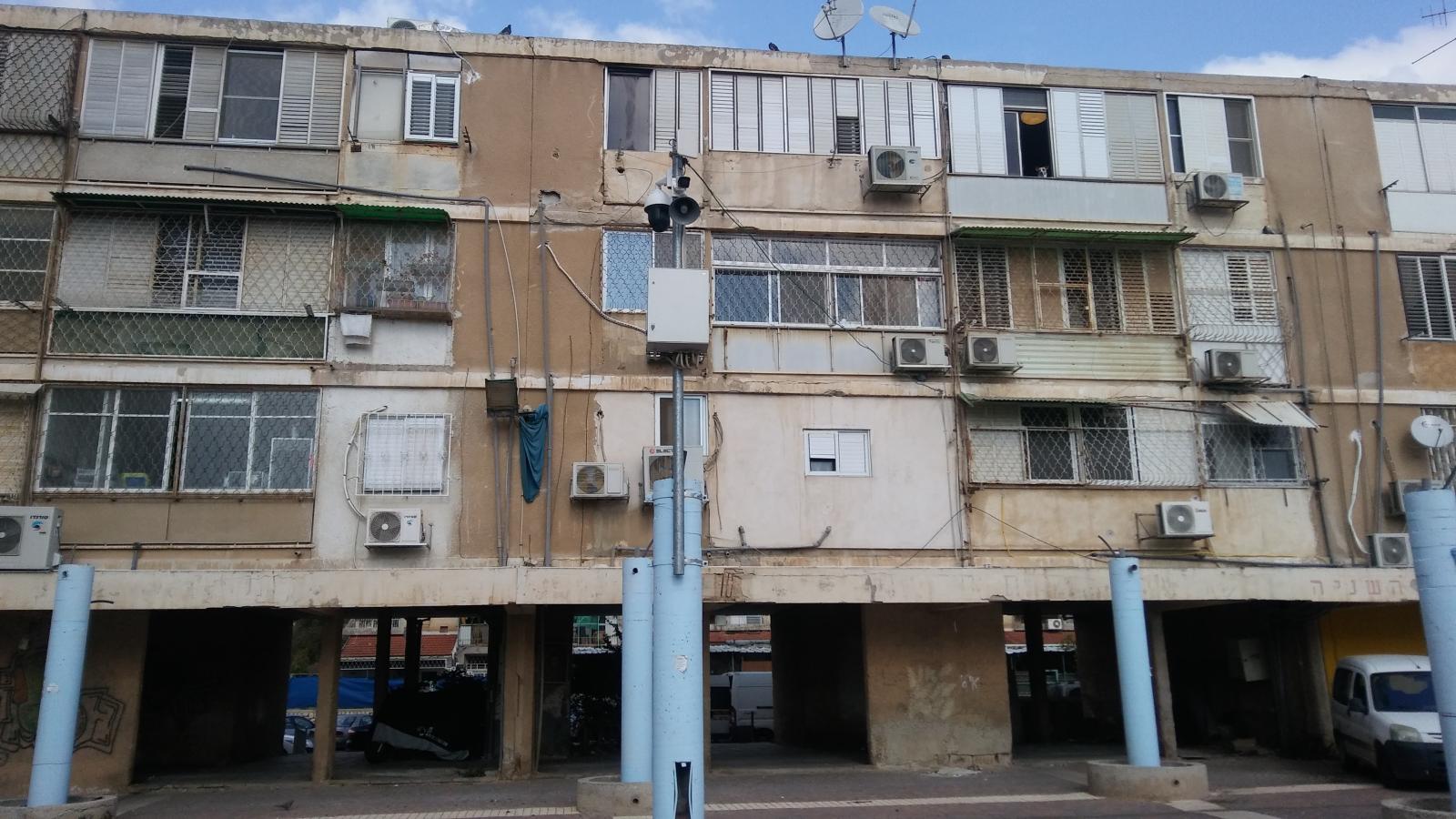 בתים בשכונה ד' בבאר שבע (צילום: דני בלר)