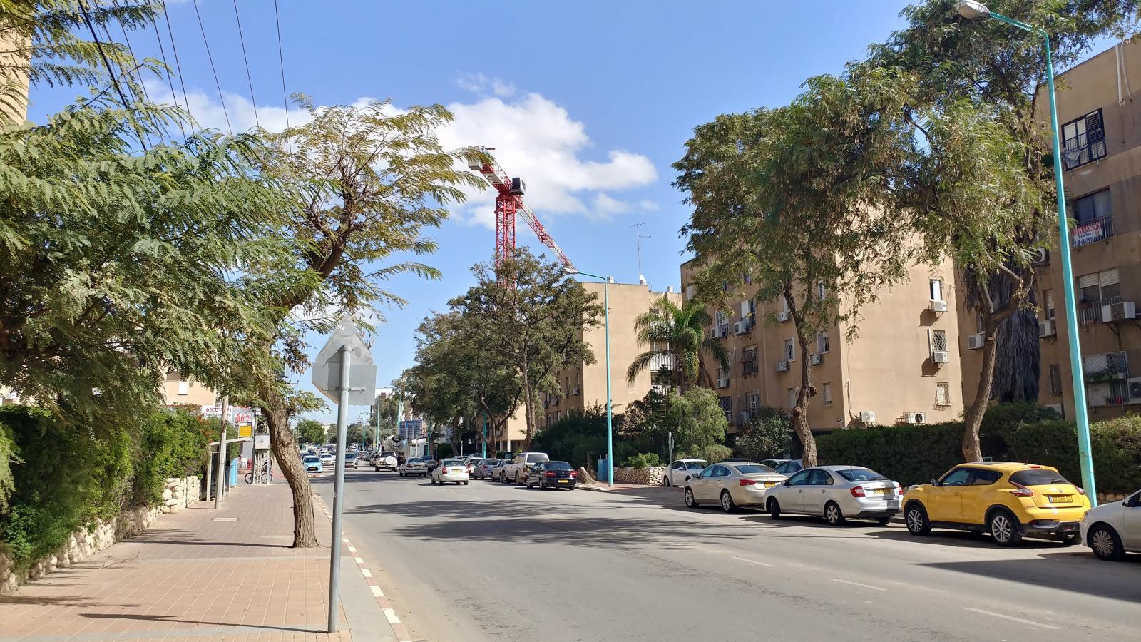 רחוב וינגייט, המועדף על ידי סטודנטים ומשום כך, זכה בפיתוח אדיר (צילום: דני בלר)