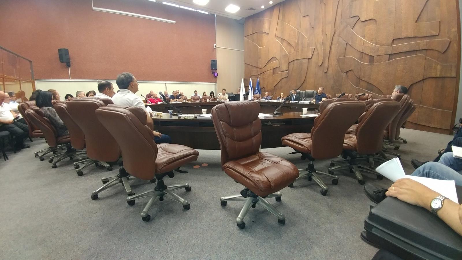 מועצת העיר באר שבע (צילום: דני בלר)