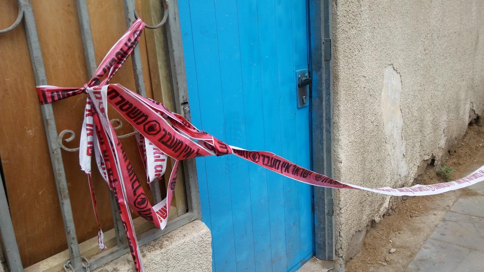 זירת פשיעה בב''ש (צילום ארכיון: דני בלר)