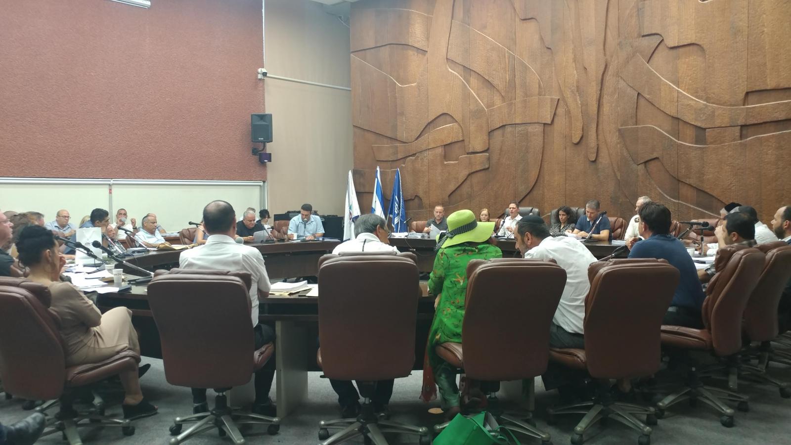ישיבת המועצה האחרונה לקדנציה (צילום: דני בלר)