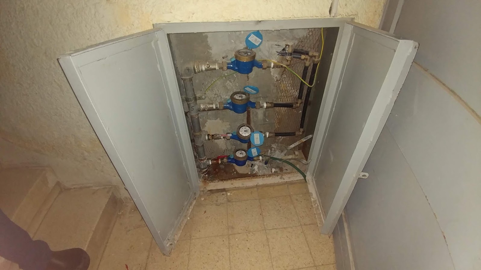 הצנרת ישנה, לדיירים אין כסף (צילום: דני בלר)