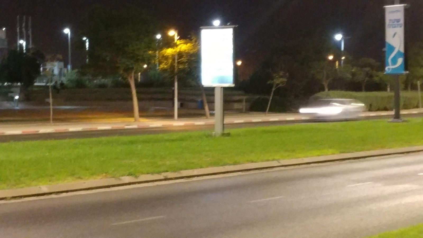 כלי רכב חלפו במהירות בכבישים ראשיים בב''ש (צילום: דני בלר)