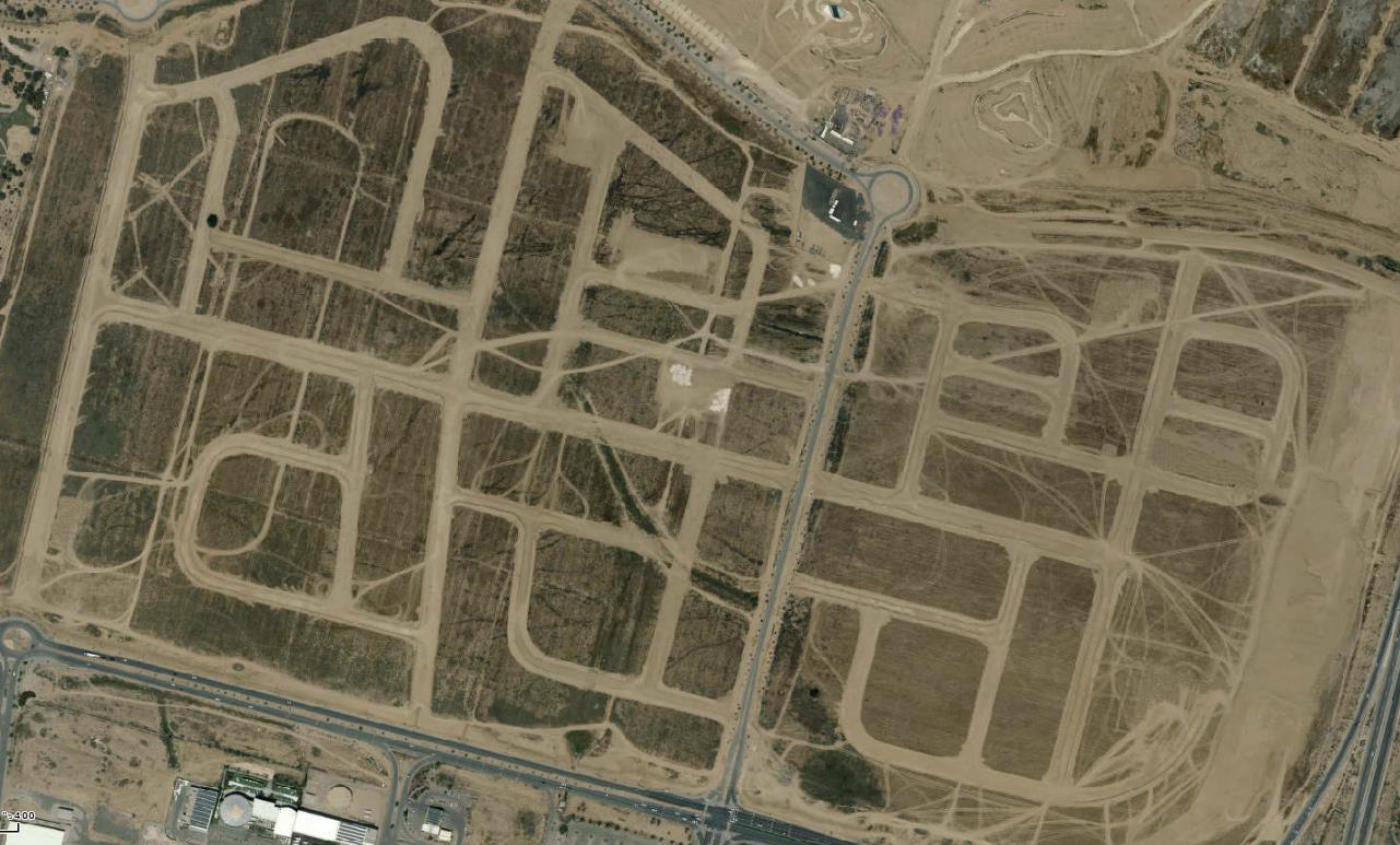 שכונת נחל הפארק ממעוף הציפור (צילום: פייסבוק עיריית ב''ש)