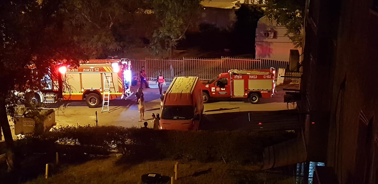 האיש המבוגר זעק שעה ארוכה - עד שחולץ (צילום: מרקו / באר שבע ביחד ברוסית)