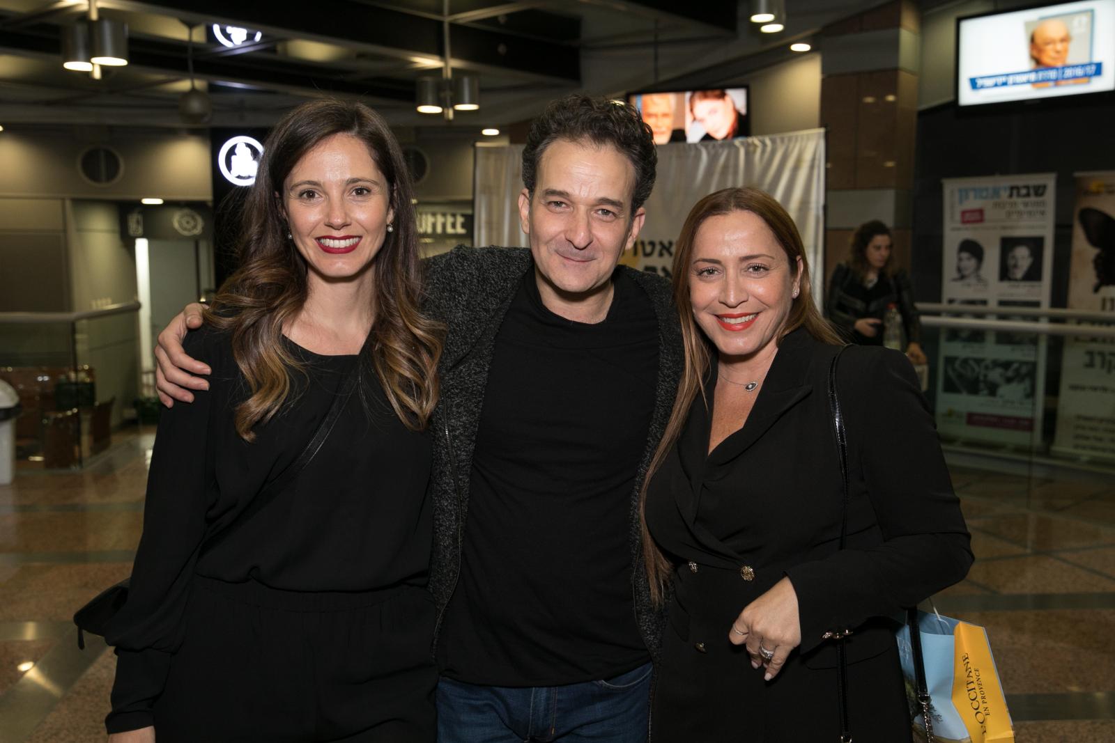 עליזה מנור, אמיר קריאף וקרן יפרח (קרדיט צילום: דיאגו מיטלברג)