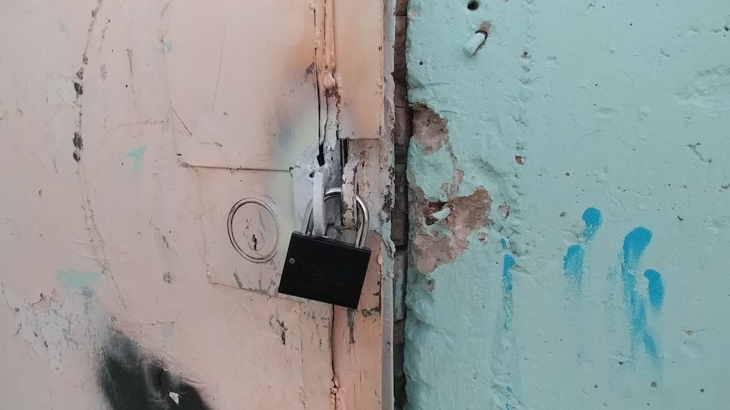 המנעול הוחלף (צילום: דני בלר)