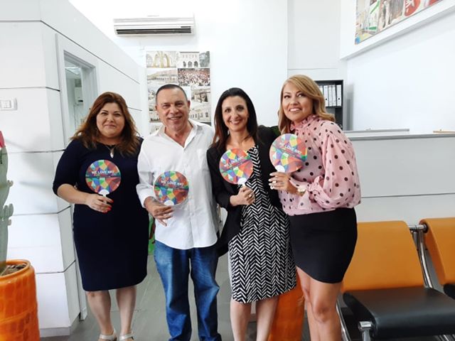 מפגש עם מנהלת העיר העתיקה (צילום סלולרי)