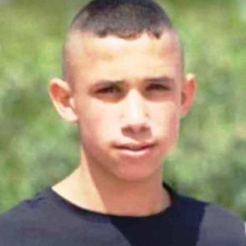 הנער שאפיק אבולקיען (צילום: הקבוצה למאבק בתאונות בניין ותעשייה)