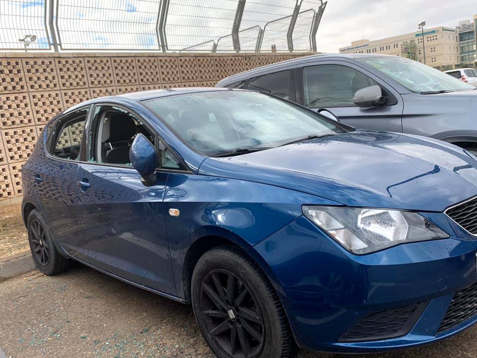 ...ומקרה נוסף בקרבת מקום (צילום סלולרי)