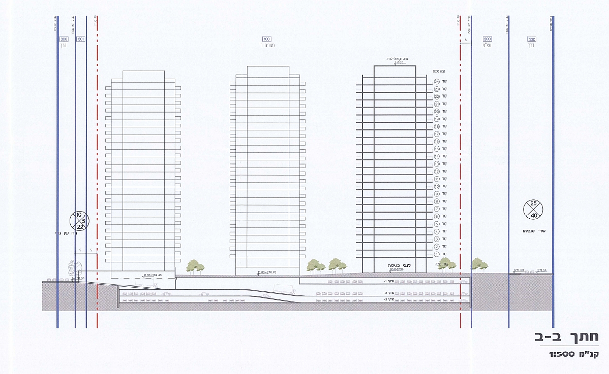 תוכנית שלשת המגדלים (צילום מסך)