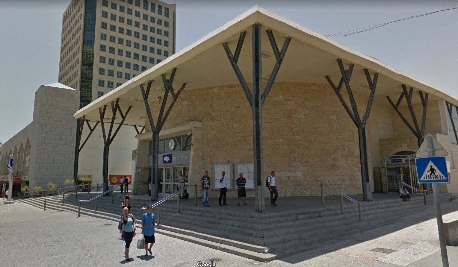 תחנת באר שבע מרכז (צילום: גוגל מפות)