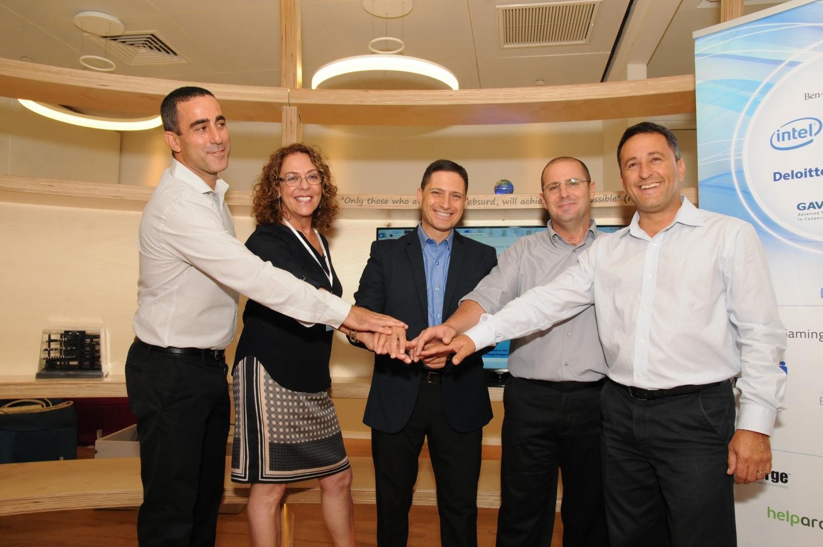 ראש העיר בחנוכת מרכז החדשנות cdi בפארק ההייטק