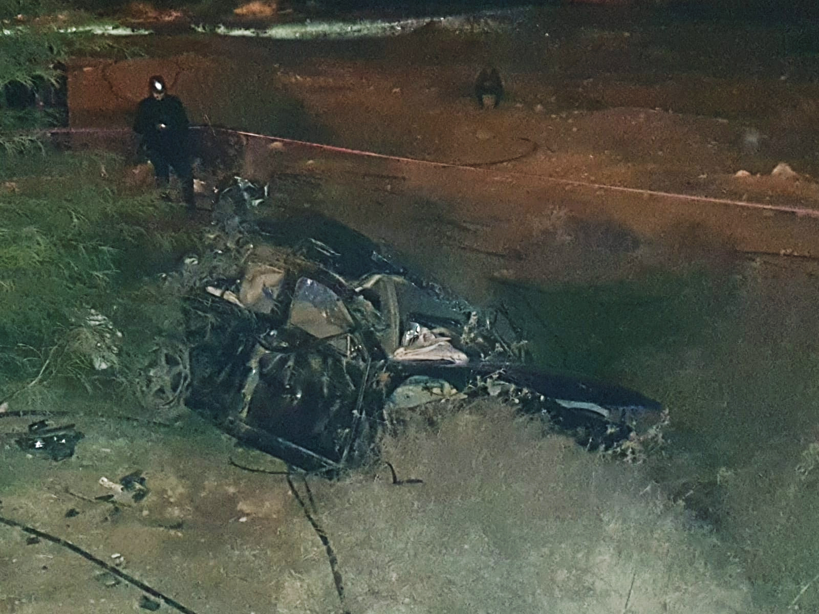 זירת התאונה