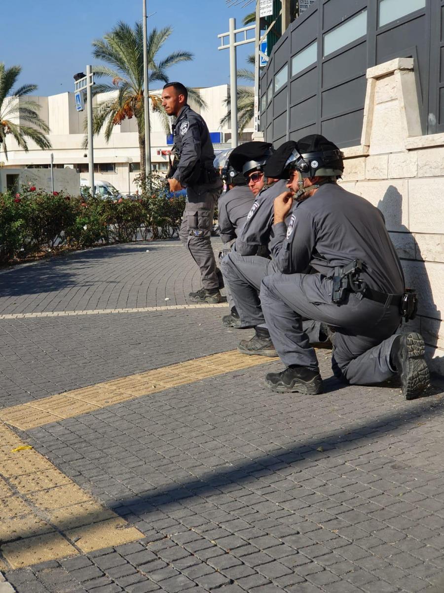 משטרת ישראל מילאה תפקיד חשוב בימי הלחימה (צילום: דוברות המשטרה)