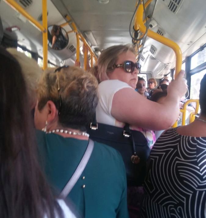 קו 12. מחבר את השכונות עם סורוקה והאוניברסיטה (צילום: דני בלר)