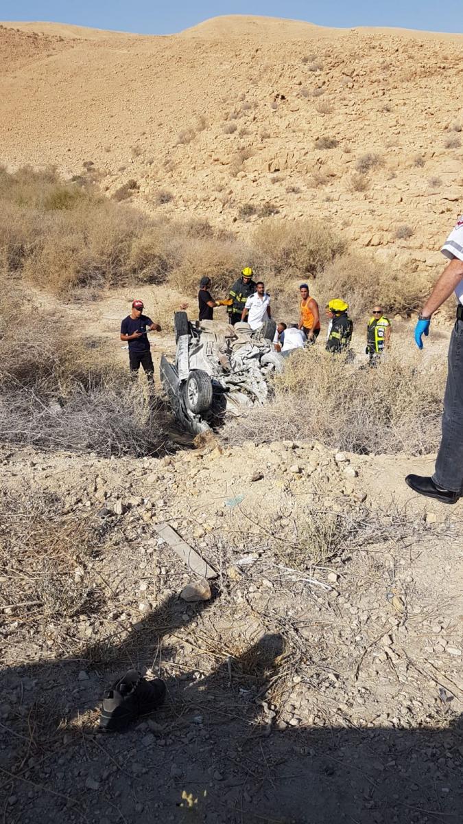 זירת התאונה (צילום:דן בונבידה)