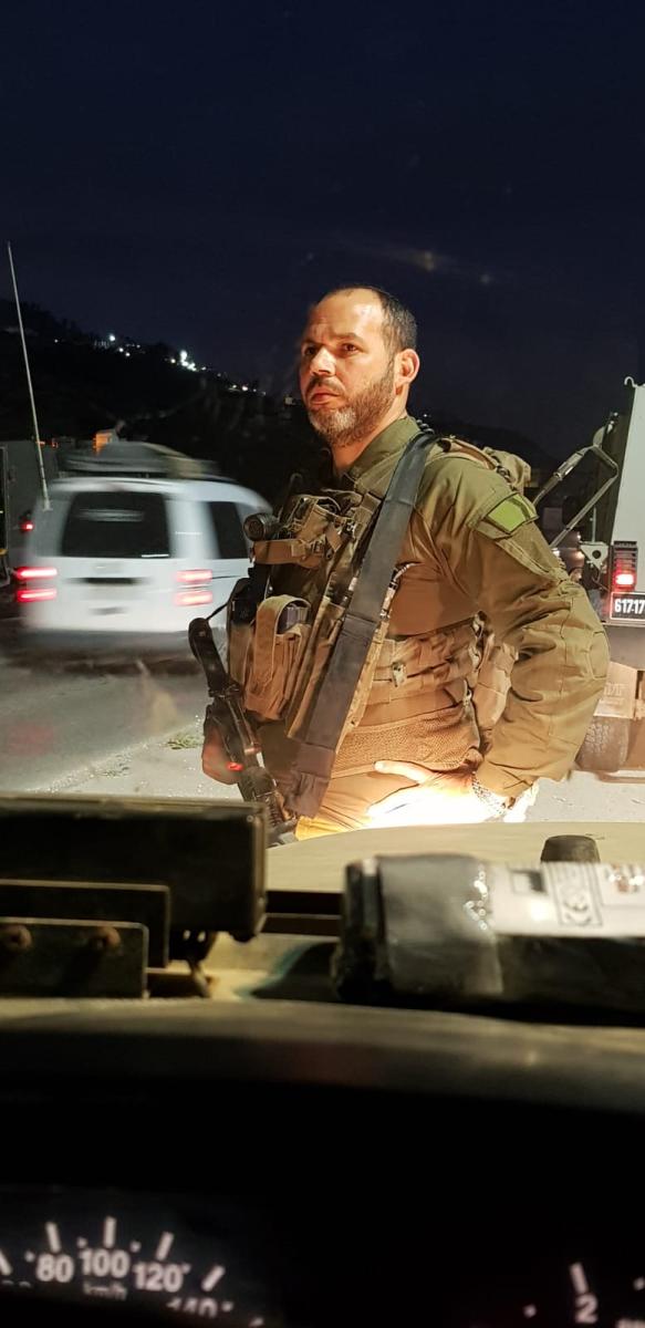 באחד המחסומים בשכם (צילום: עצמי)