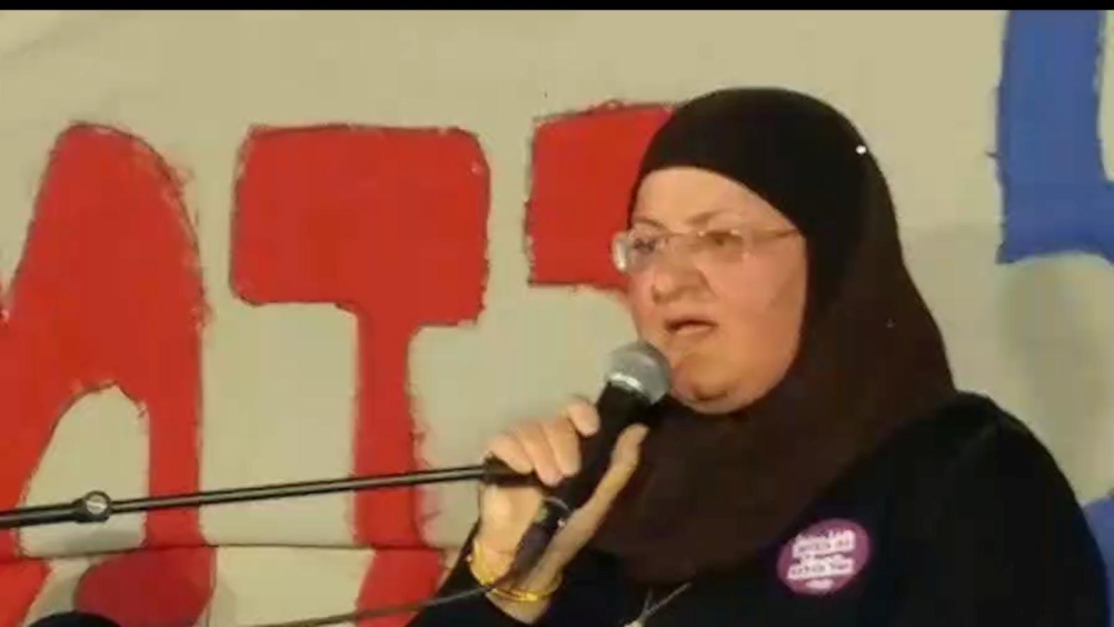 נשאה דברים נרגשים. גאדיר האני (צילום: דני בלר)