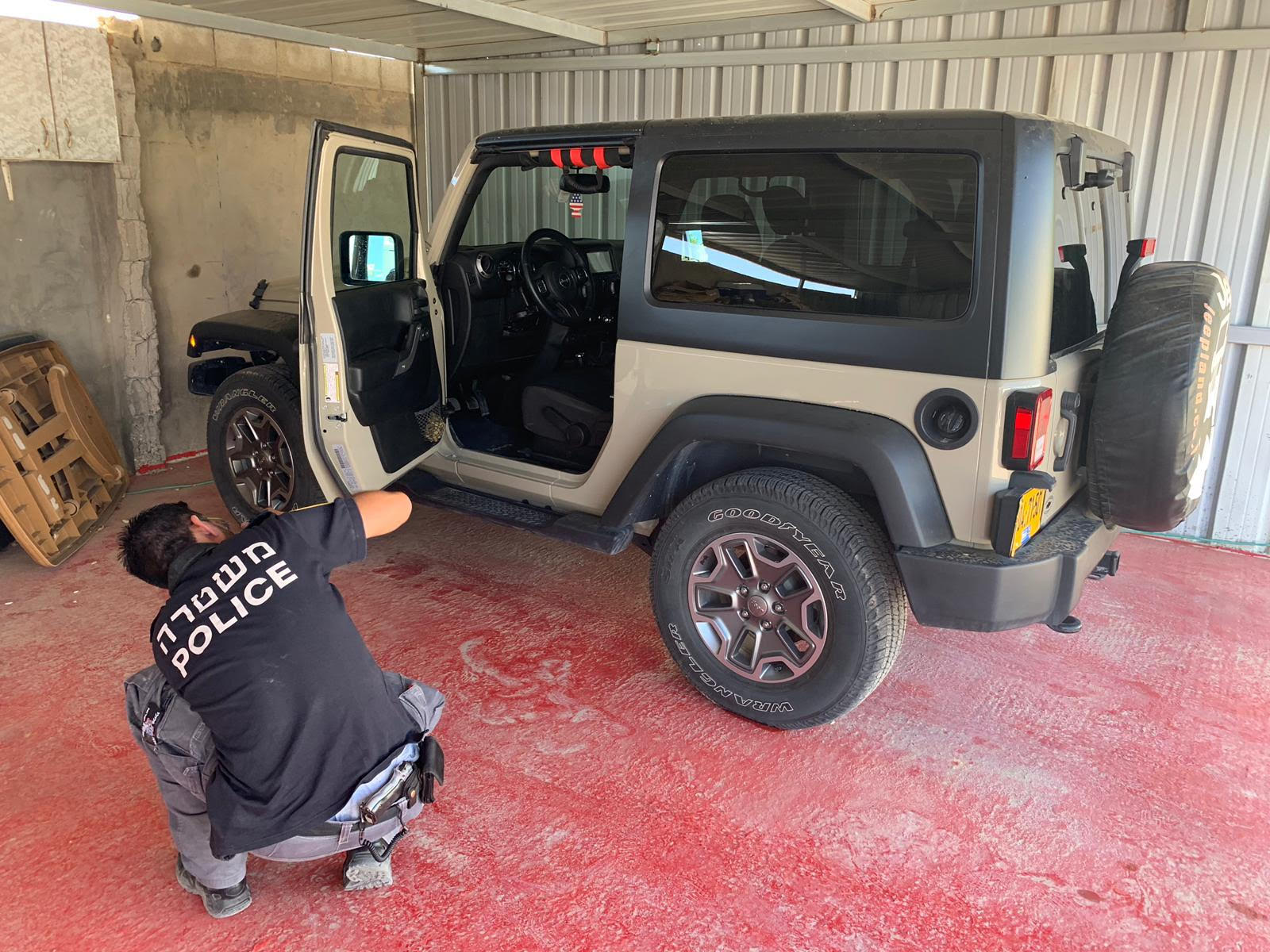 אחד מרכבי היוקרה (צילום: דוברות משרד המשפטים)