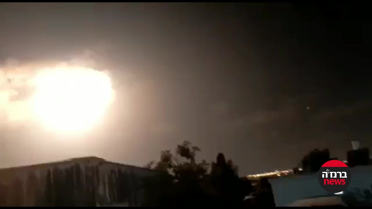 ירי בזיקים, בשבוע שעבר (צילום מסך)