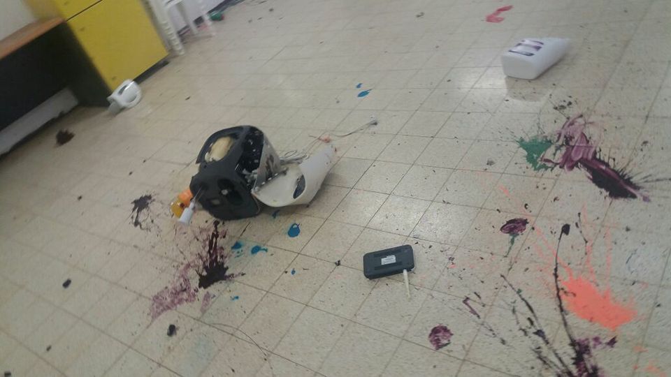 הנזק במועדונית, בשכונת נחל בקע