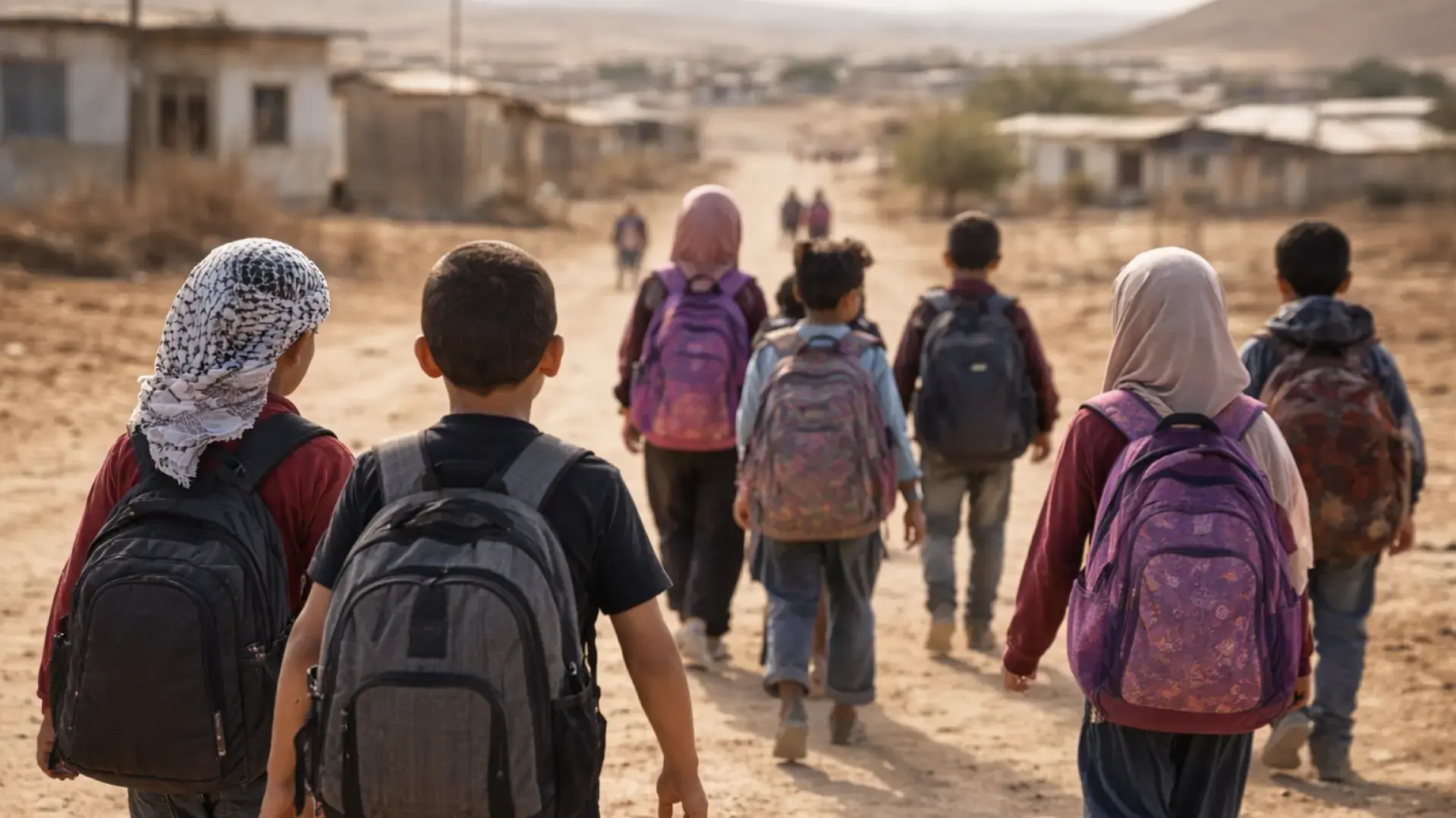 مدخل مدرسة في قرية بدوية في النقب مغلق، على خلفية أزمة تعليمية وإقالات في المؤسسات التعليمية