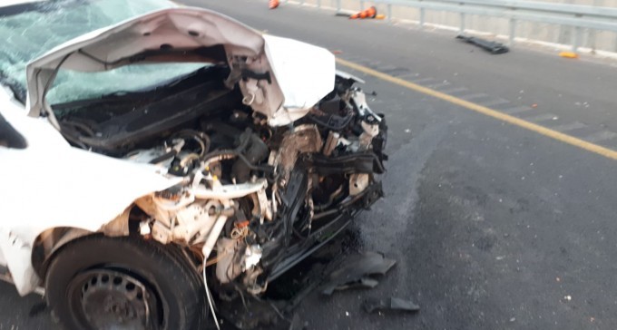 בן 45 נפגע קשה בתאונה בכביש 6, בין לקיה לשוקת