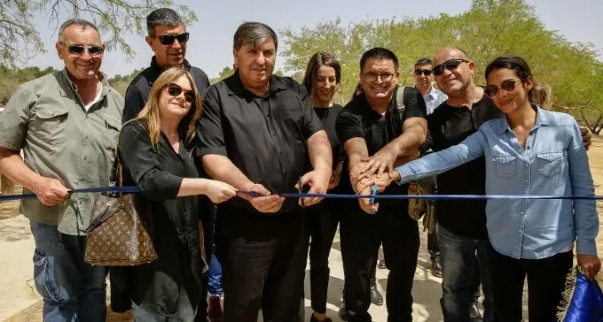 נחנכה ''טיילת שוויץ'' באגם ירוחם