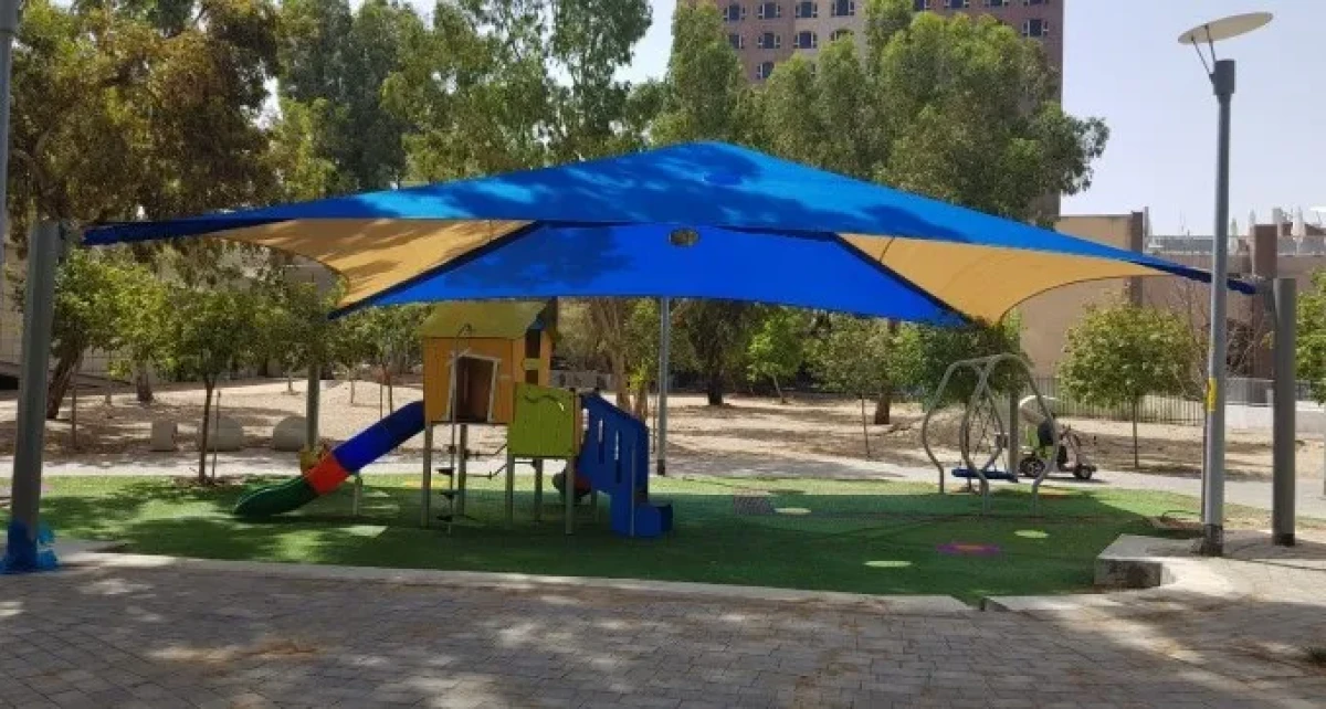 לרווחת התושבים: גן משחקים חדש בשכונה ג'