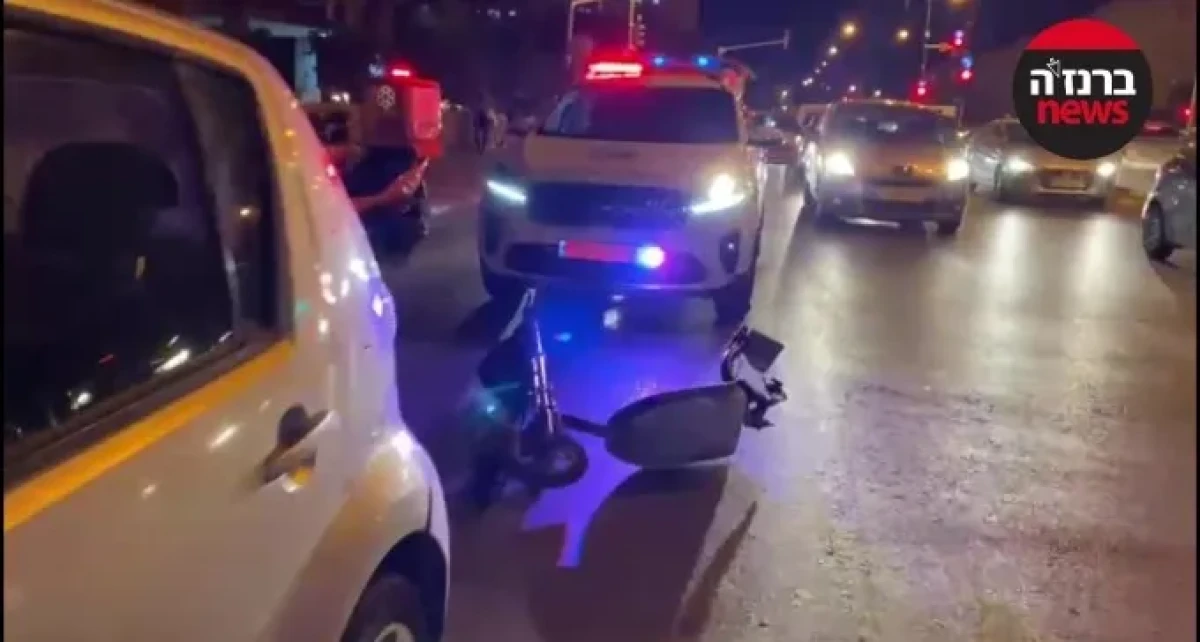 צפו: פצוע קשה בתאונת קורקינט בדרך המשחררים