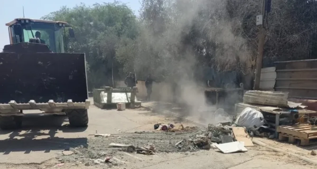 כוחות הוזרמו לפתיחת צירים ביישוב תל שבע