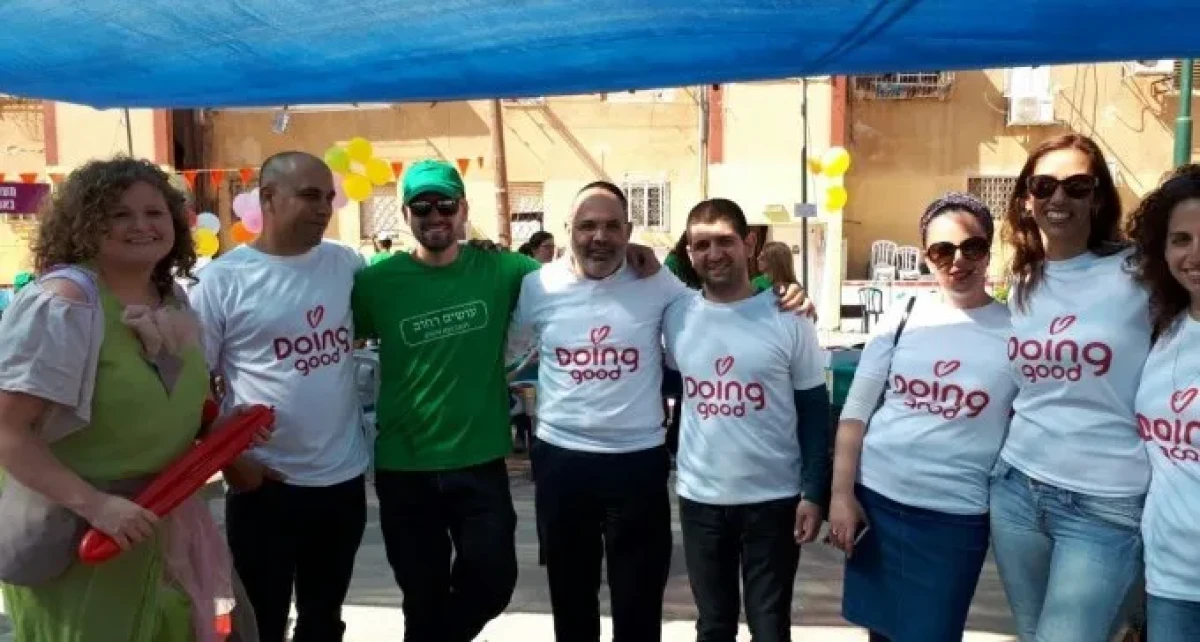 אנשי הרשות לפיתוח הנגב מתנדבים  למען הקהילה זו השנה השלישית