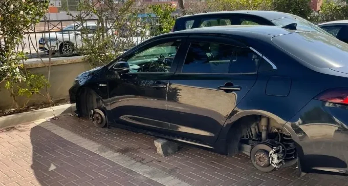 בלב העיר: ניטרלו את המצלמה - וגנבו את הגלגלים