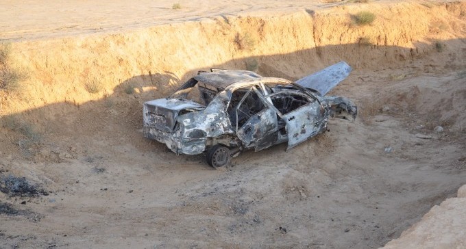 חשד: נהג ללא רישיון, דרס הולכת רגל ושרף את רכבו