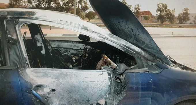 המשטרה עשתה אחד ועוד אחד: כך נעצרו חשודים בהצתת רכב גנוב