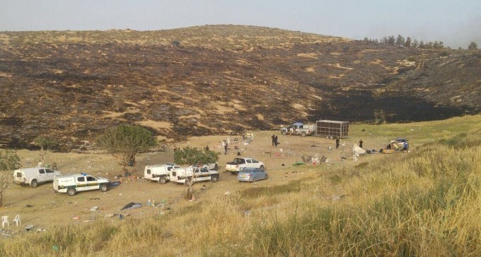 דליקה ביער דבירה, נזק לקטע חורש גדול