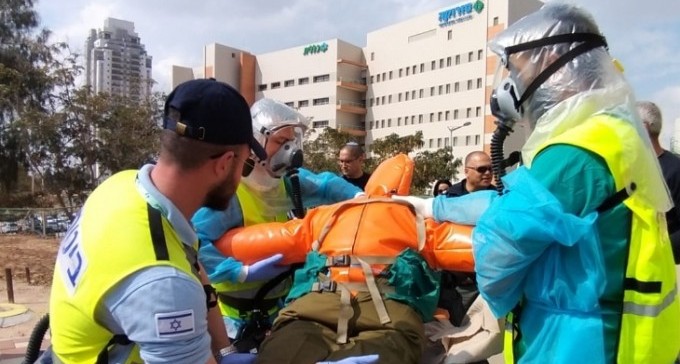להיערך לגרוע מכל: תרגיל המדמה מלחמה עם מתקפה כימית נערך בסורוקה