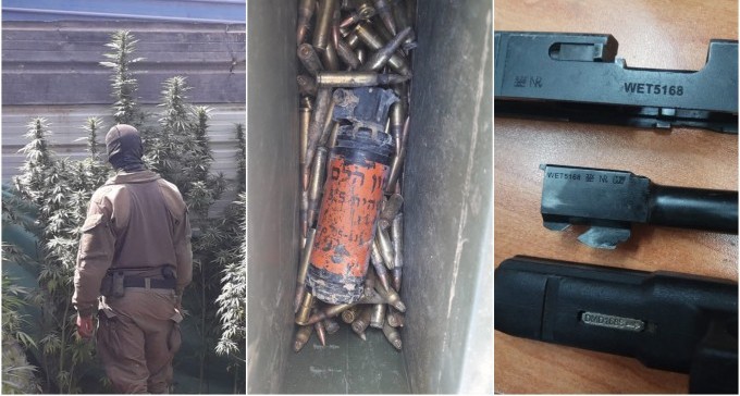 נשק, סמים ורכבים גנובים: מבצע משטרתי ענק בעיירות הפזורה