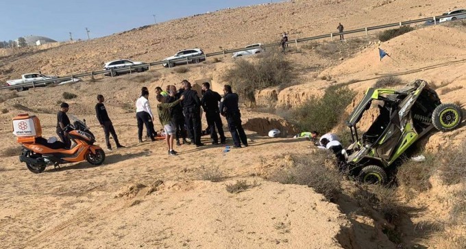 ילד נפצע אנוש בתאונת טרקטורון ליד דימונה