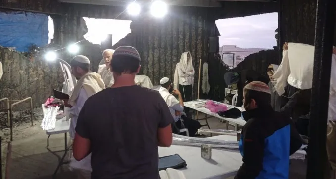 בית כנסת הועלה באש בדרום הר חברון