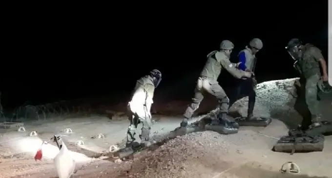 דרמה לילית: מטיילים נכנסו בטעות לשדה מוקשים