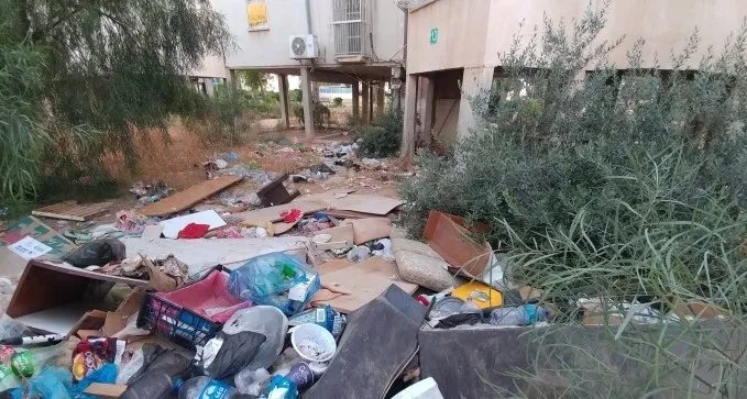 חולדות, ביוב, אשפה: כך נראה ''מחנה הפליטים'' בלב ב''ש