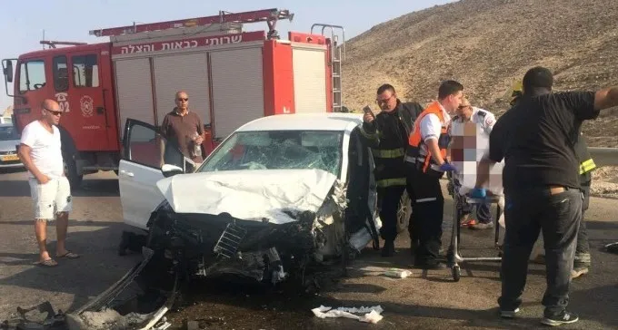 שני הרוגים בתאונה קטלנית סמוך לצומת הנגב