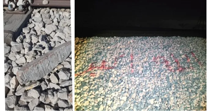 קטין מדהרייה, שוהה בלתי חוקי, חשוד בהנחת אבנים על מסילות רכבת