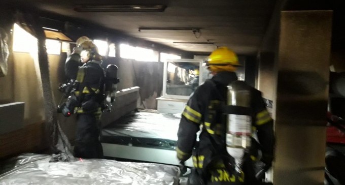 חנות רהיטים עלתה באש בדימונה